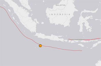 2 Kali Gempa di Barat Daya Tasikmalaya, Sangat Terasa di Pangandaran