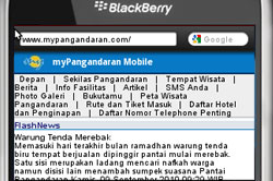 MyPangandaran.com Hadir Dalam Versi Mobile