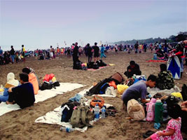 Objek Wisata Pantai Pangandaran di Perkirakan Ramai Akhir Pekan Ini