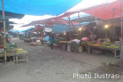 Pedagang Pasar Cijulang Merana