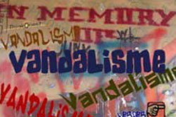 Warga Geram dengan Aksi Vandalisme