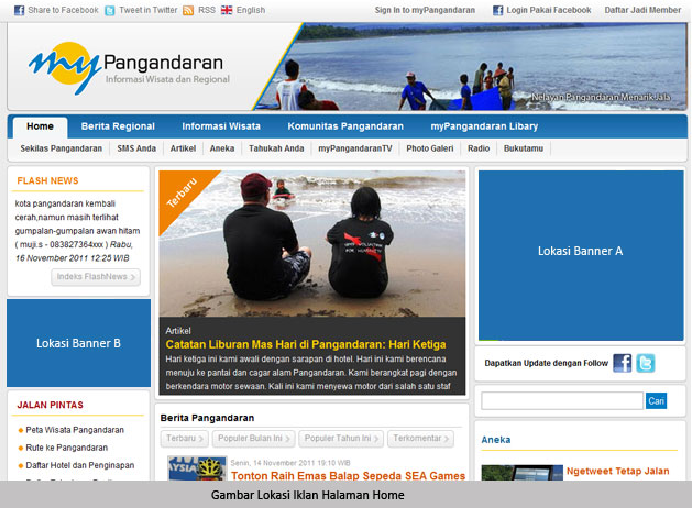 Lokasi Iklan myPangandaran