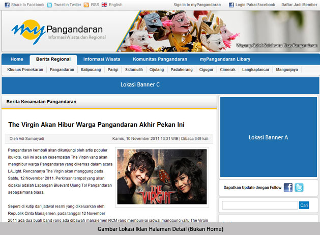 Lokasi Iklan myPangandaran