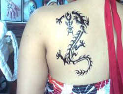 Seni Tatto Temporary Khas Pangandaran