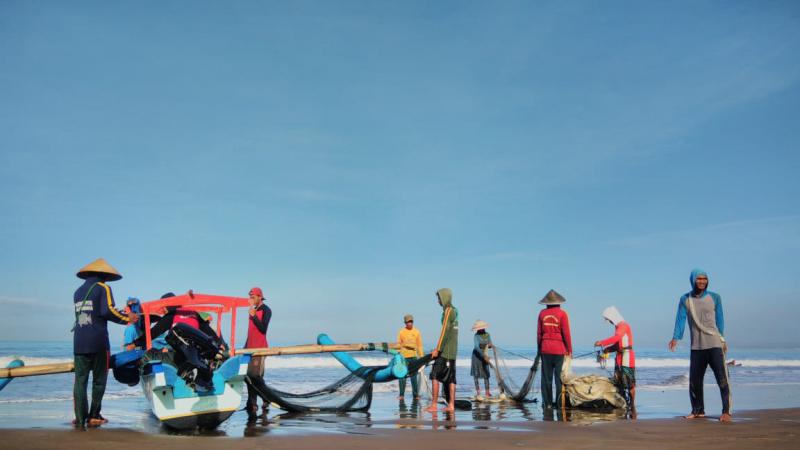 Berburu Ikan Segar Tangkapan Nelayan Jaring Arad Pangandaran