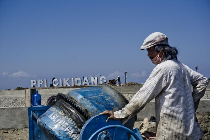 Intip Pembangunan Landscape PPI CIKIDANG Pangandaran