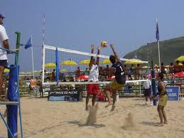 Lomba Volley Pantai Mini