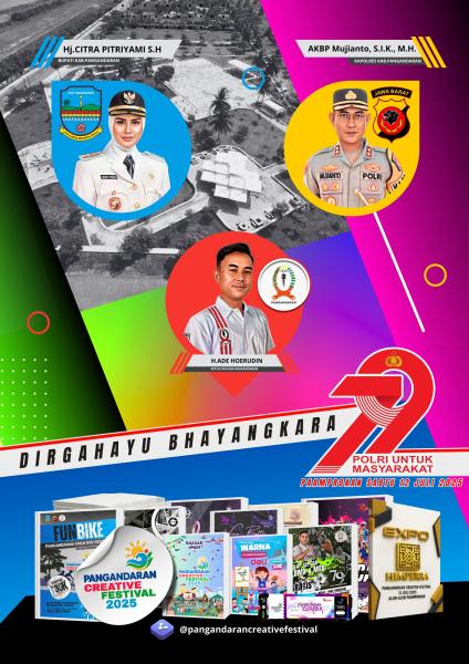 Pangandaran Creative Festival 2025 Siap Meriahkan HUT Bhayangkara ke-79 dengan Ragam Kegiatan Inklusif