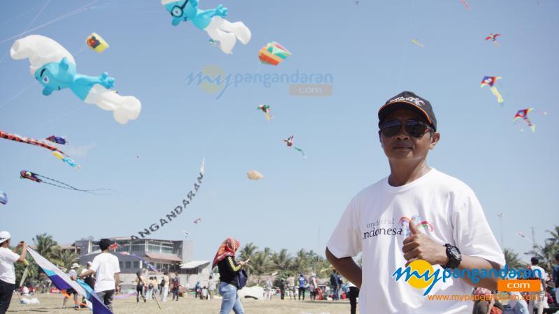 Dokumentasi Foto Kemeriahan Pangandaran International Kite Festival 2019