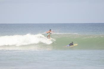 Dokumentasi Surfing Sebagai Kegiatan Balawista Pangandaran Saat PPKM