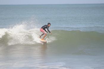 Dokumentasi Surfing Sebagai Kegiatan Balawista Pangandaran Saat PPKM