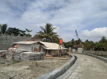 Foto Progres Jembatan Muara Cikidang Lintas Pesisir Pangandaran 