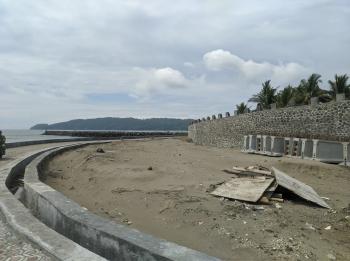 Foto Progres Jembatan Muara Cikidang Lintas Pesisir Pangandaran 