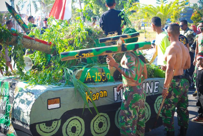 Galeri Kemeriahan Karnaval Seni dan Budaya HUT RI ke-73