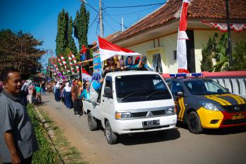 Galeri Kemeriahan Karnaval Seni dan Budaya HUT RI ke-73