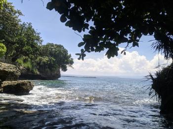 Intip Panorma Private Beach Pantai Batukaras Pangandaran