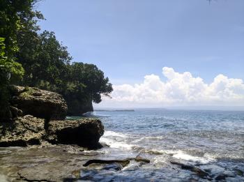 Intip Panorma Private Beach Pantai Batukaras Pangandaran