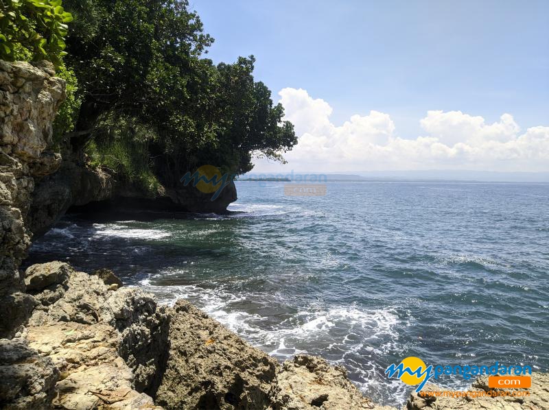 Intip Panorma Private Beach Pantai Batukaras Pangandaran