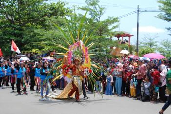 Karnaval Budaya Dalam Rangka MIlangkala ke-6 Kabupaten Pangandaran 