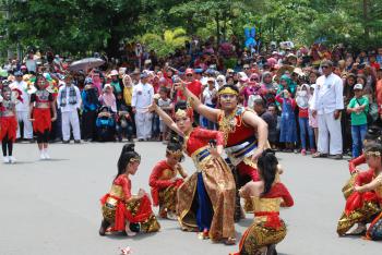 Karnaval Budaya Dalam Rangka MIlangkala ke-6 Kabupaten Pangandaran 
