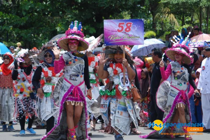 Karnaval Budaya Dalam Rangka MIlangkala ke-6 Kabupaten Pangandaran 