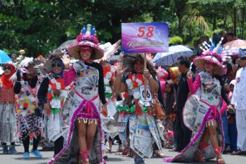 Karnaval Budaya Dalam Rangka MIlangkala ke-6 Kabupaten Pangandaran 