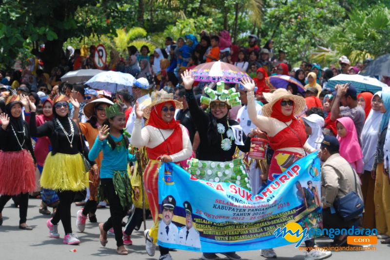 Karnaval Budaya Dalam Rangka MIlangkala ke-6 Kabupaten Pangandaran 