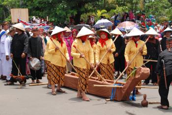 Karnaval Budaya Dalam Rangka MIlangkala ke-6 Kabupaten Pangandaran 