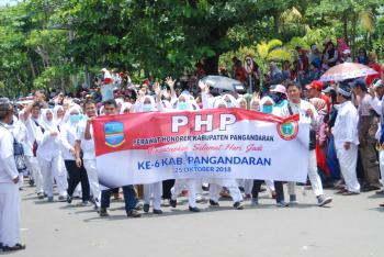 Karnaval Budaya Dalam Rangka MIlangkala ke-6 Kabupaten Pangandaran 