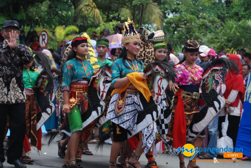 Karnaval Budaya Dalam Rangka MIlangkala ke-6 Kabupaten Pangandaran 