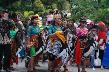 Karnaval Budaya Dalam Rangka MIlangkala ke-6 Kabupaten Pangandaran 