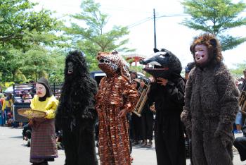 Karnaval Budaya Dalam Rangka MIlangkala ke-6 Kabupaten Pangandaran 