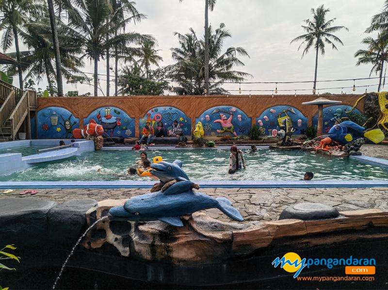 Kolam Renang Banyu Urip dan Rumah Joglo Pangandaran