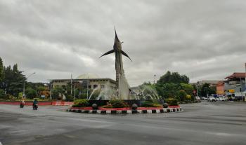 Sepi, Inilah Potret Pantai Barat Pangandaran H+2 Libur Lebaran