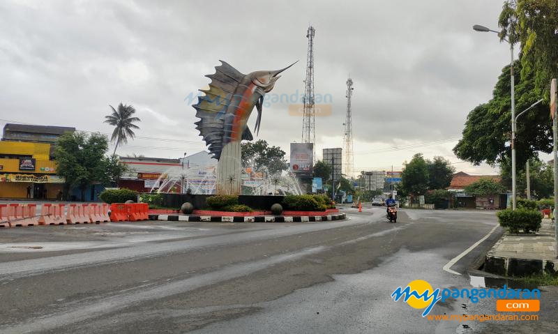 Sepi, Inilah Potret Kondisi Pantai Barat & Pantai Timur Pangandaran H+2 Libur Lebaran