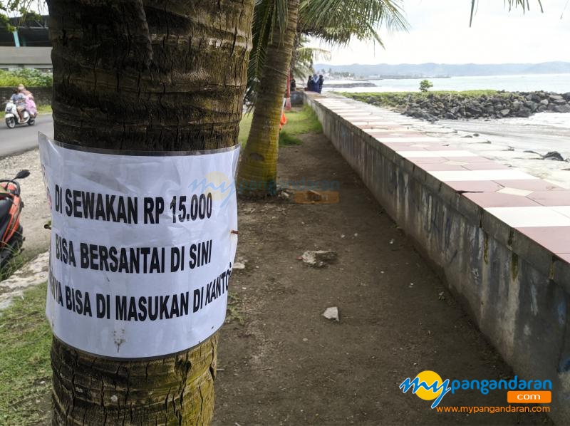 Menikmati Indahnya Pesona Pantai Timur Pangandaran Dengan Ayunan Hammock