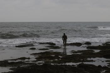 Menikmati Keindahan Sore di Pantai Karang Nini Pangandaran