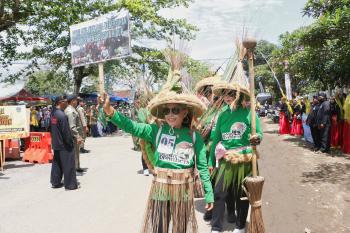 Potret Karnaval Budaya Milangkala Kabupaten Pangandaran ke-7