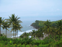 Pesona Pantai Lembah Putri Pangandaran