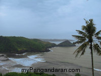 Pesona Pantai Lembah Putri Pangandaran