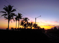 Senja Di Pantai Pangandaran