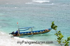 Pasir Putih Pangandaran dalam Lensa