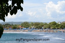 Pasir Putih Pangandaran dalam Lensa