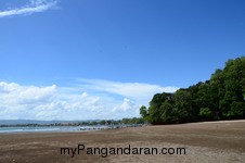 Pasir Putih Pangandaran dalam Lensa