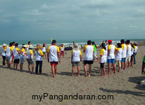 Fun Game di Pantai Pangandaran