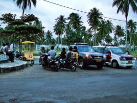 Ramainya Ngabuburit Di Jalan Tol Pangandaran