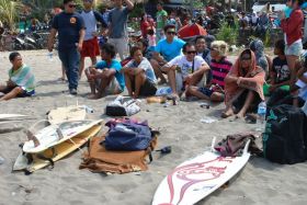 Volcom Gelar Surfing Contest di Pantai Bulak Laut Pangandaran