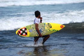 Volcom Gelar Surfing Contest di Pantai Bulak Laut Pangandaran