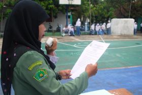 Madrasah Aliyah YPK Cijulang Lantik Pengurus OSIS Baru