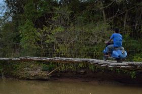 Jembatan Gantung Mandala  Cijulang,Sensasi Para Backpacker